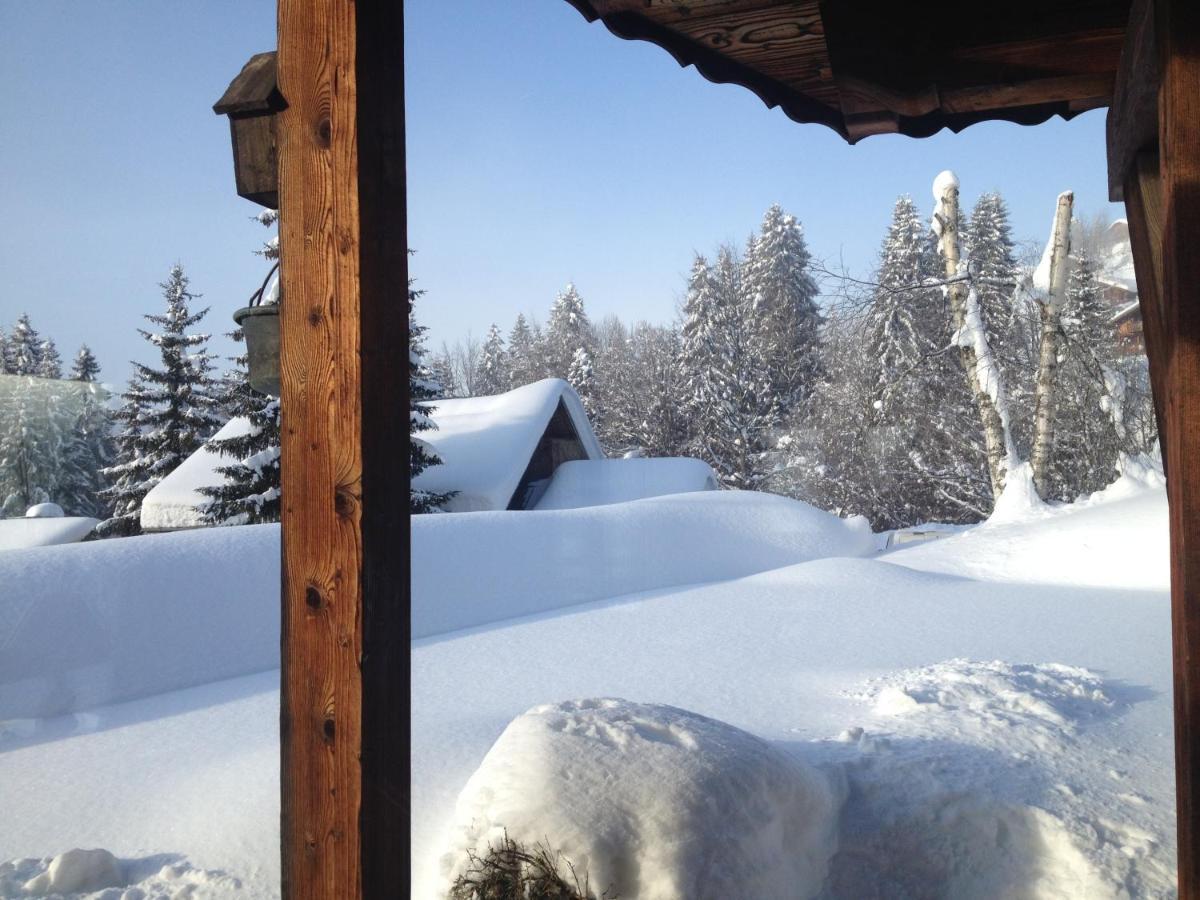 Chalet Camomille Les Gets Bagian luar foto